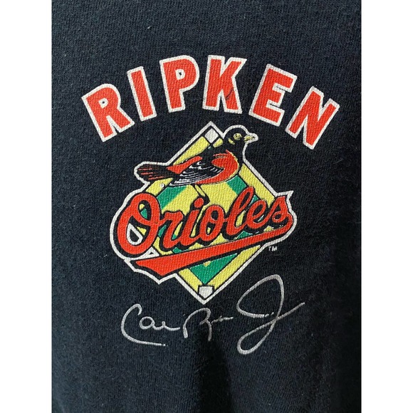 1998 Vintage Cal Ripken Baltimore Oriels Black shirt size Large 21x29 - Picture 4 of 11